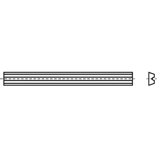 Elektromos gyalu kés HW-WP hossz 82 mm szélesség 5,5 mm vastagság 1,1 mm HW-B05 alkalmas elektromos kézi gyalukhoz