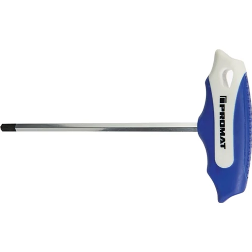 Imbuszkulcs T-fogantyúval Lapos szélesség 2,5 mm Pengehossz 100 mm S2 acél