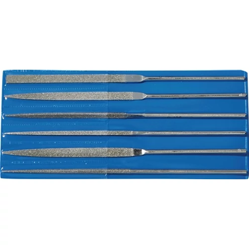 Gyémánt tűreszelő készlet, hossza 140 mm, 6 db D 126