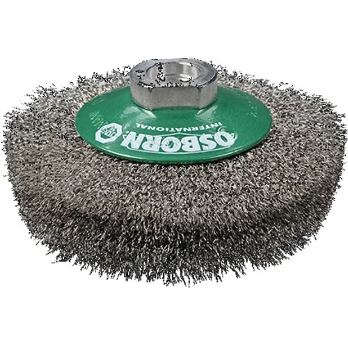 Kúpkefe D. 100 mm huzalvastagság 0,3 mm acél 10 mm 12500 min-± OSBORN