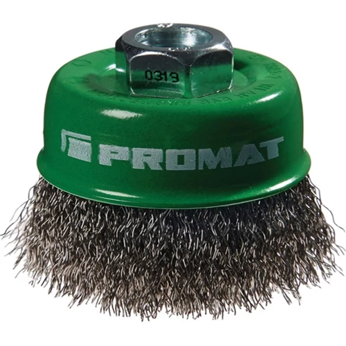 Pohárkefe  80 mm huzalvastagság 0,3 mm VA 8500 min-±