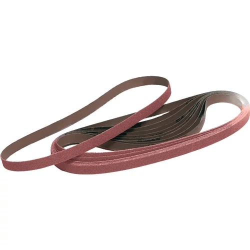 Csiszolószalag hossza 520 mm szélesség 12 mm szemcse 40 fához / fém korundhoz