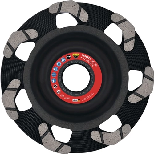 Gyémánt csiszoló tányér STU 180 mm betonhoz 22,23 mm SAMEDIA