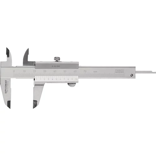 Zseb-tolómérő DIN 862 70 mm négyzetes rögzítőcsavarral