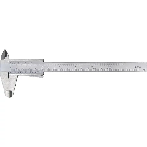 Zseb tolómérő DIN 862 150 mm, pontosság 0,05 mm, rögzíthető