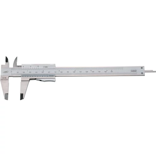 Zseb tolómérő DIN 862 150 mm, pontosság 0,05 mm, rögzíthető, HELIOS PREISSER