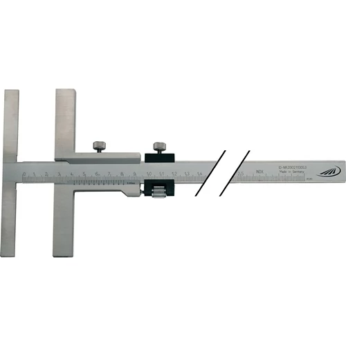 Jelölő tolómérő 300 mm finombeállítással ütköző hossza 160 mm HELIOS PREISSER