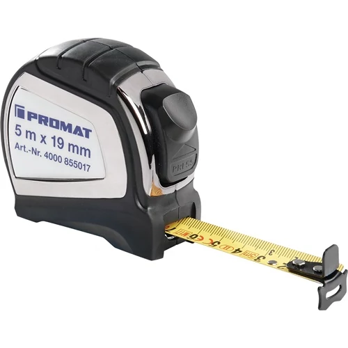 Zseb mérőszalag hossz 5 m szélesség 19 mm mm/cm EG II 2K Automata