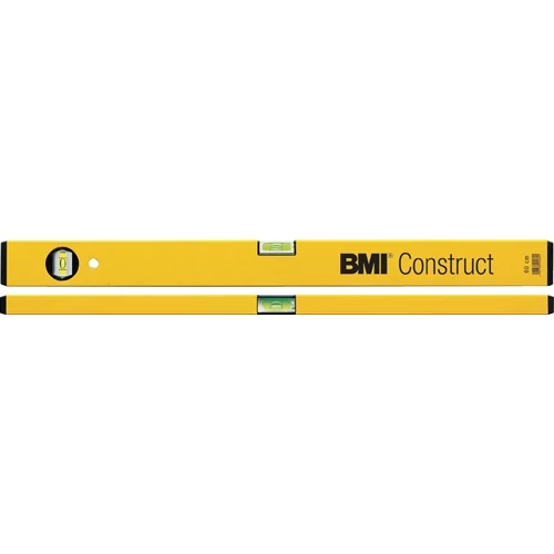 Vízmérték 689 Construct 200 cm alumínium sárga ± 1mm/m BMI