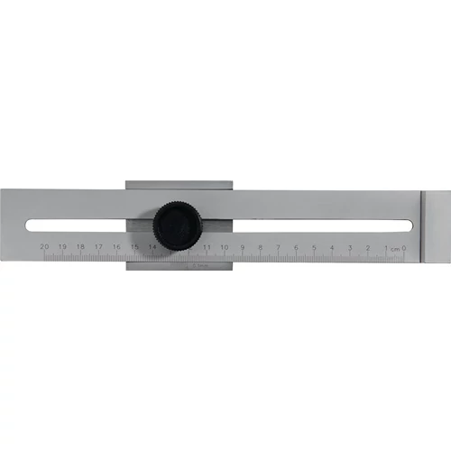 Jelölő vonalzó 300 mm INOX lapos tolózárral