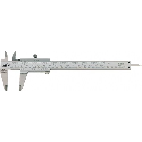Zsebtolómérő DIN 862 SOFT-SLIDE 150 mm-es, pontosság 0,05 mm, reteszelő csavarral HELIOS PREISSER
