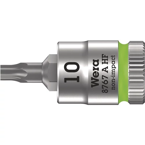 Dugókulcs betét 8767 A HF TORX® 1/4 hüvelyk T10 hosszúság 28 mm WERA