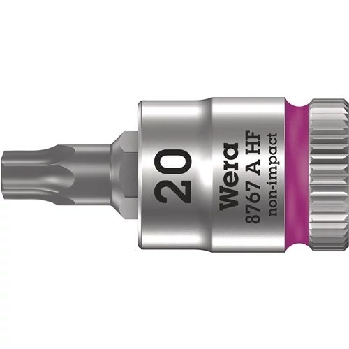 Dugókulcs betét 8767 A HF TORX® 1/4 hüvelykes T20 hosszúság 28 mm WERA