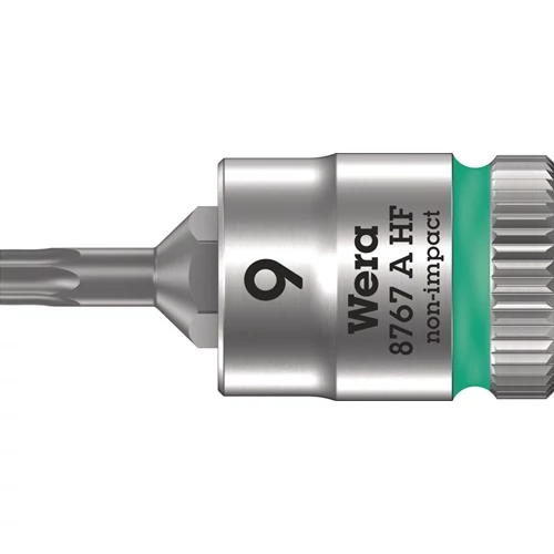 Dugókulcs betét 8767 A HF TORX® 1/4 hüvelykes T9 hosszúság 28 mm WERA