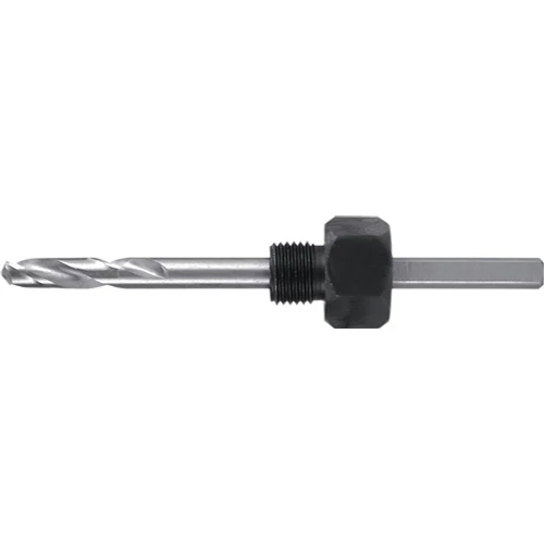 6 mm-es hengeres tartó vezetőfúróval Bi-Metal lyukfűrészhez HSSE-Co8 D. 14-30mm