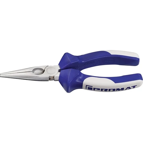 Tűfogó hossza 160 mm lapos/kerek egyenes többkomponensű markolat