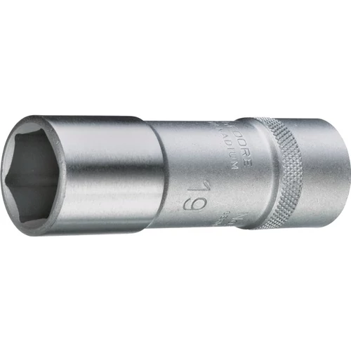 Dugókulcs betét 19 L 1/2 hüvelykes hatszögletű méret 17 mm hosszúság 77 mm