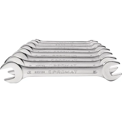 Villáskulcs készlet, 12 db SW6-32 mm CV acél, krómozott