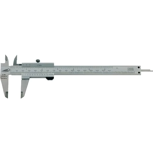 Zseb tolómérő DIN 862 150 mm, pontosság 0,05 mm, rögzítőcsavarral HELIOS PREISSER
