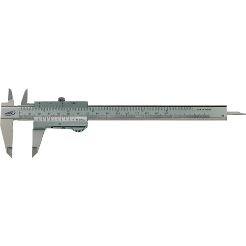 Zseb tolómérő DIN 862 DUO-FIX 150 mm, pontosság 0,05 mm, reteszelő csavar