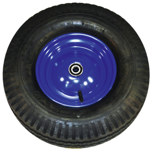 Long-Life-kerék talicskához, acél-felni színe: kék, 6PR Block-profil