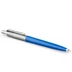 Golyóstoll, 0,7 mm, ezüst színű klip, kék tolltest, PARKER &quot;Royal Jotter Originals&quot;, kék