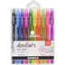 Zseléstoll készlet, 0,33 mm, kupakos, ZEBRA &quot;Doodler`z Neon &amp; Fashion&quot;, 10 vegyes szín